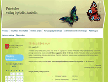 Tablet Screenshot of priekulesdarzelis.lt